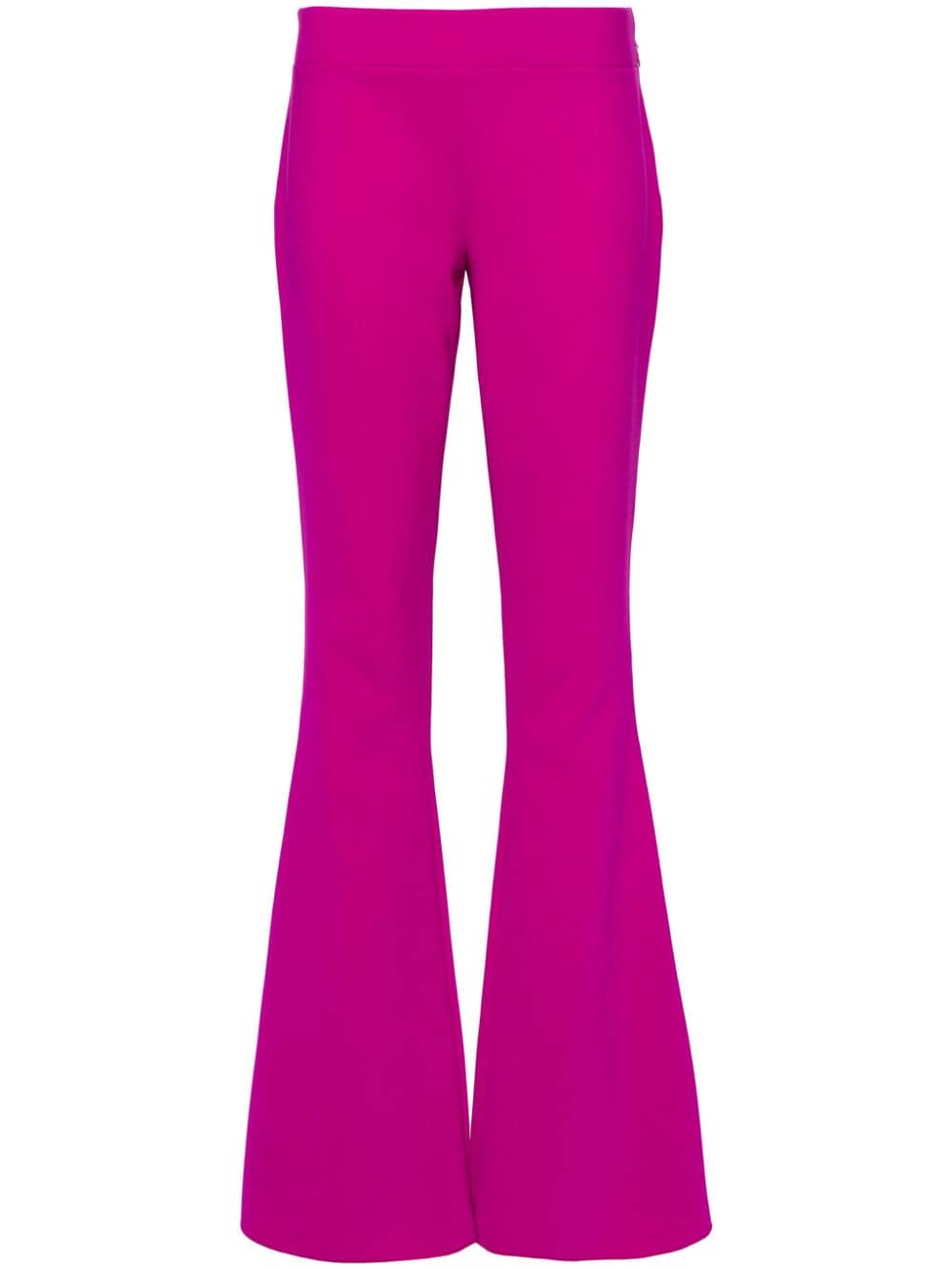 Dsquared2 Skinny high-waist flared trousers - Purple von Dsquared2