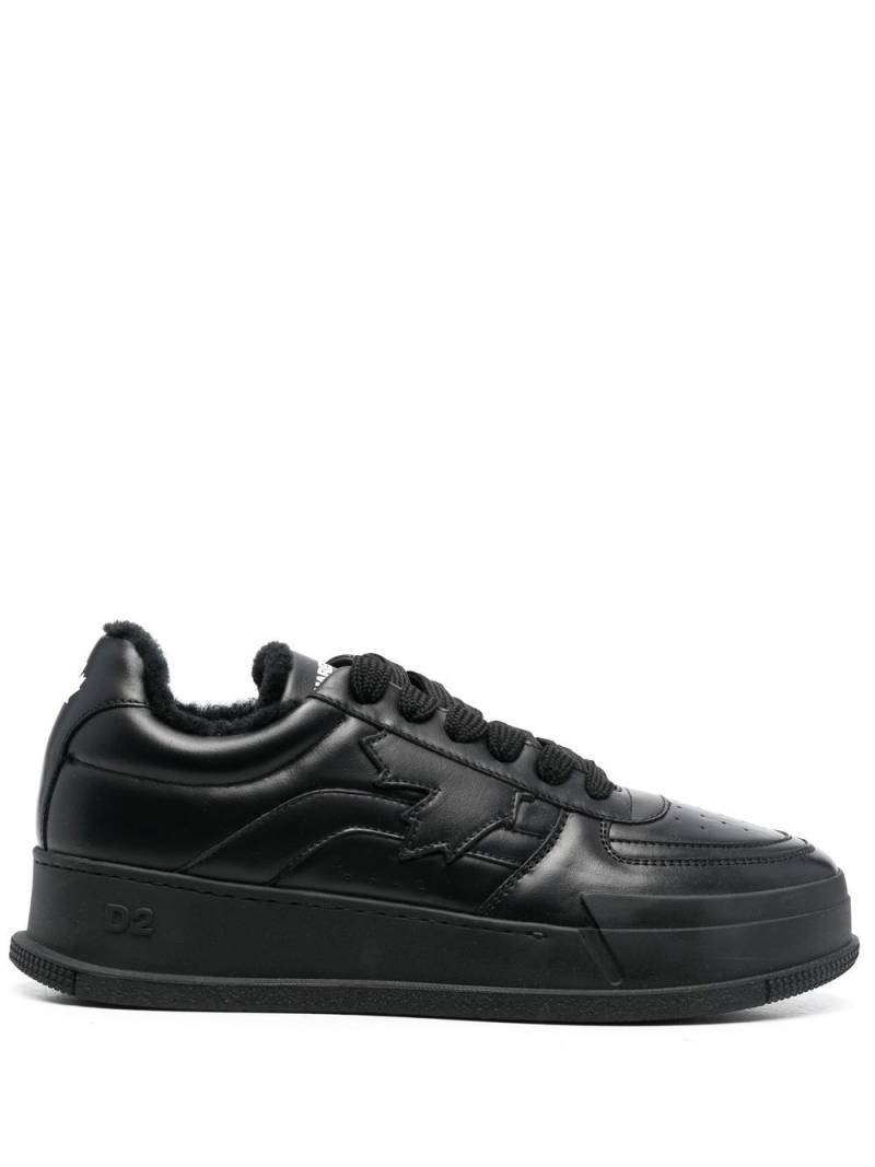 Dsquared2 Slash chunky low-top sneakers - Black von Dsquared2