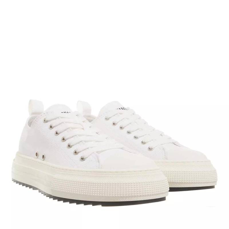 Dsquared2 Sneakers - Sneaker Canvas Stam Logo - Gr. 38 (EU) - in Creme - für Damen von Dsquared2