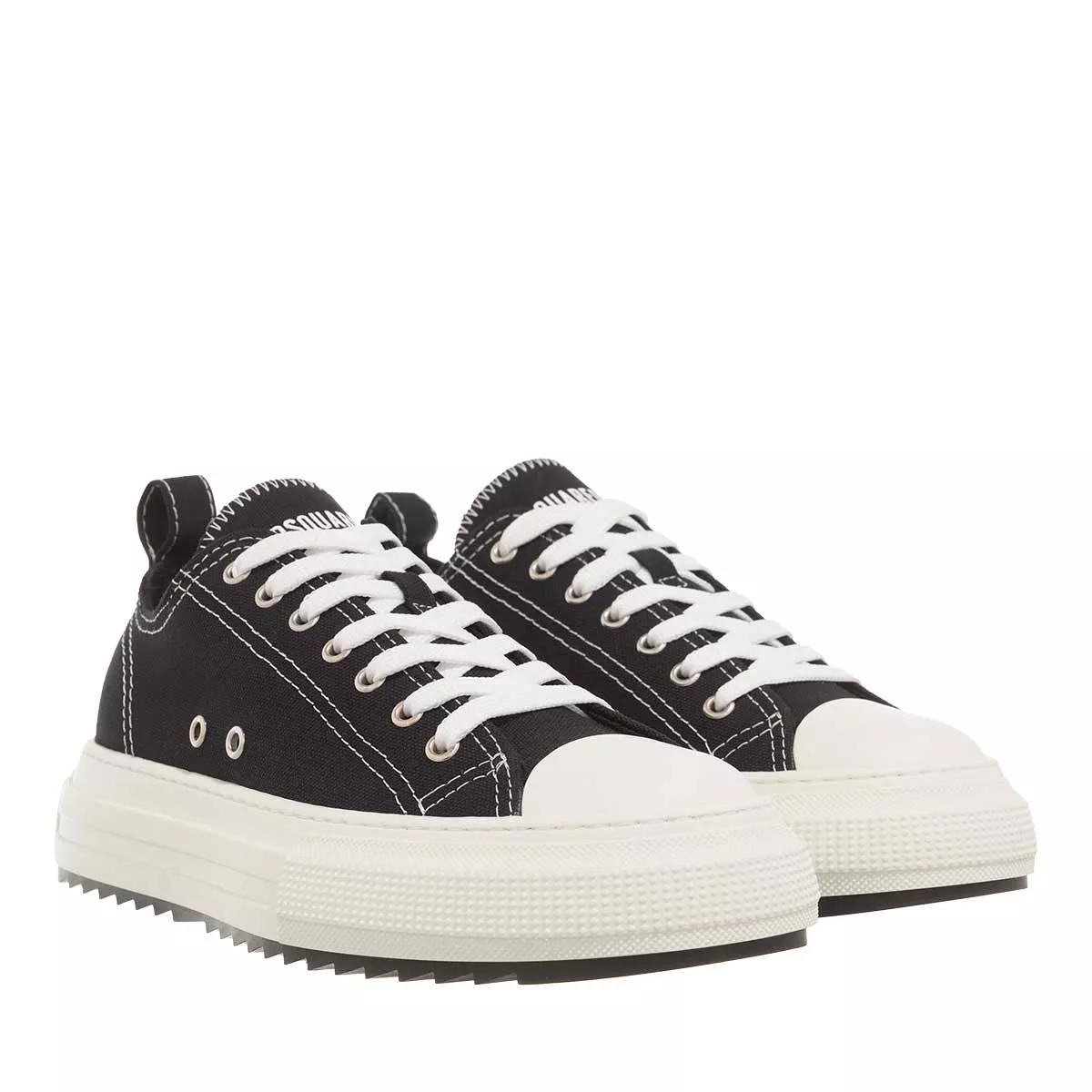 Dsquared2 Sneakers - Sneaker Canvas Stam Logo - Gr. 37 (EU) - in Schwarz - für Damen von Dsquared2