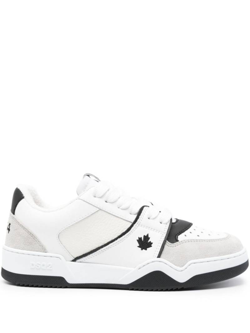 Dsquared2 Spiker leather sneakers - Neutrals von Dsquared2