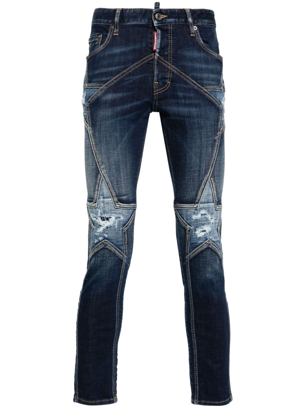 Dsquared2 Super Star slim-cut jeans - Blue von Dsquared2