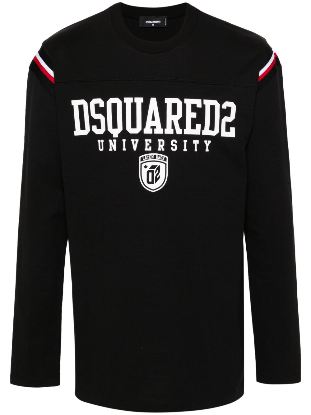 Dsquared2 Varsity logo-print T-shirt - Black von Dsquared2