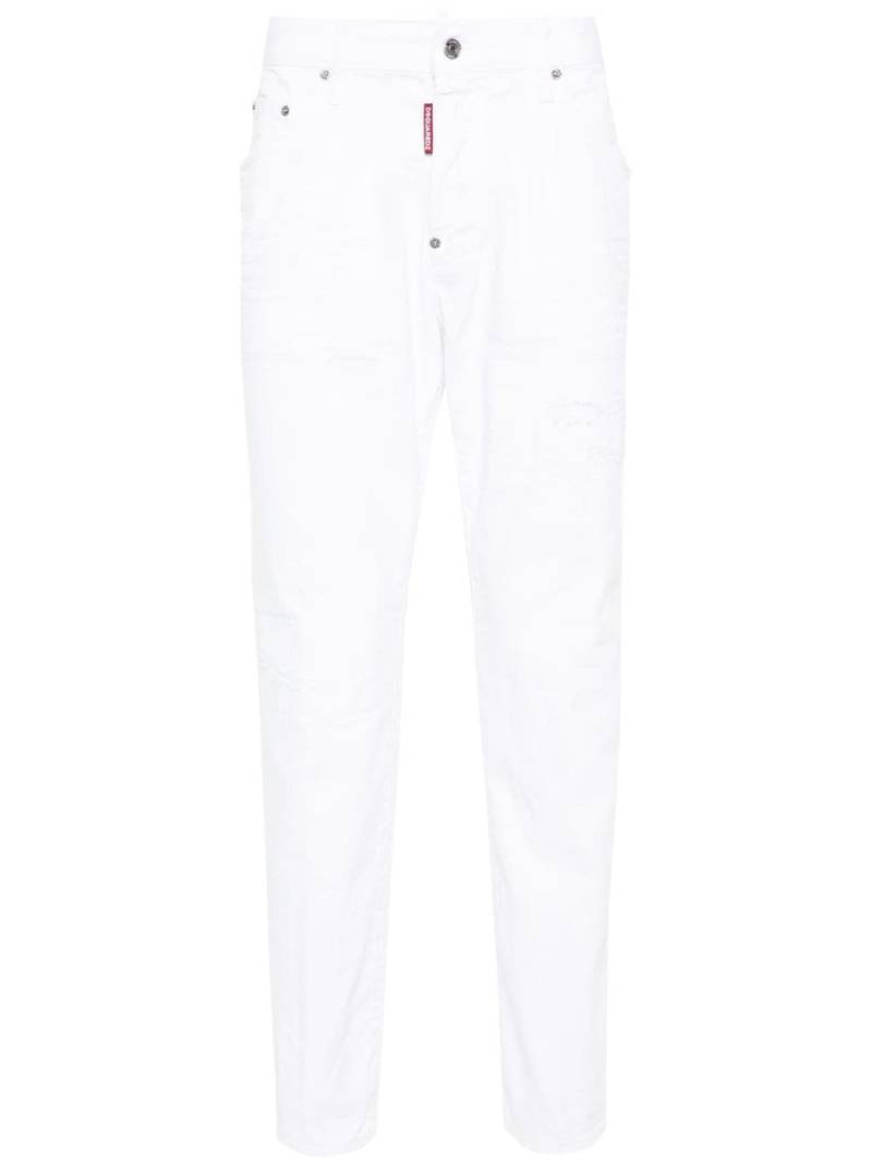 DSQUARED2 White Bull Skater mid-rise slim-fit jeans von DSQUARED2