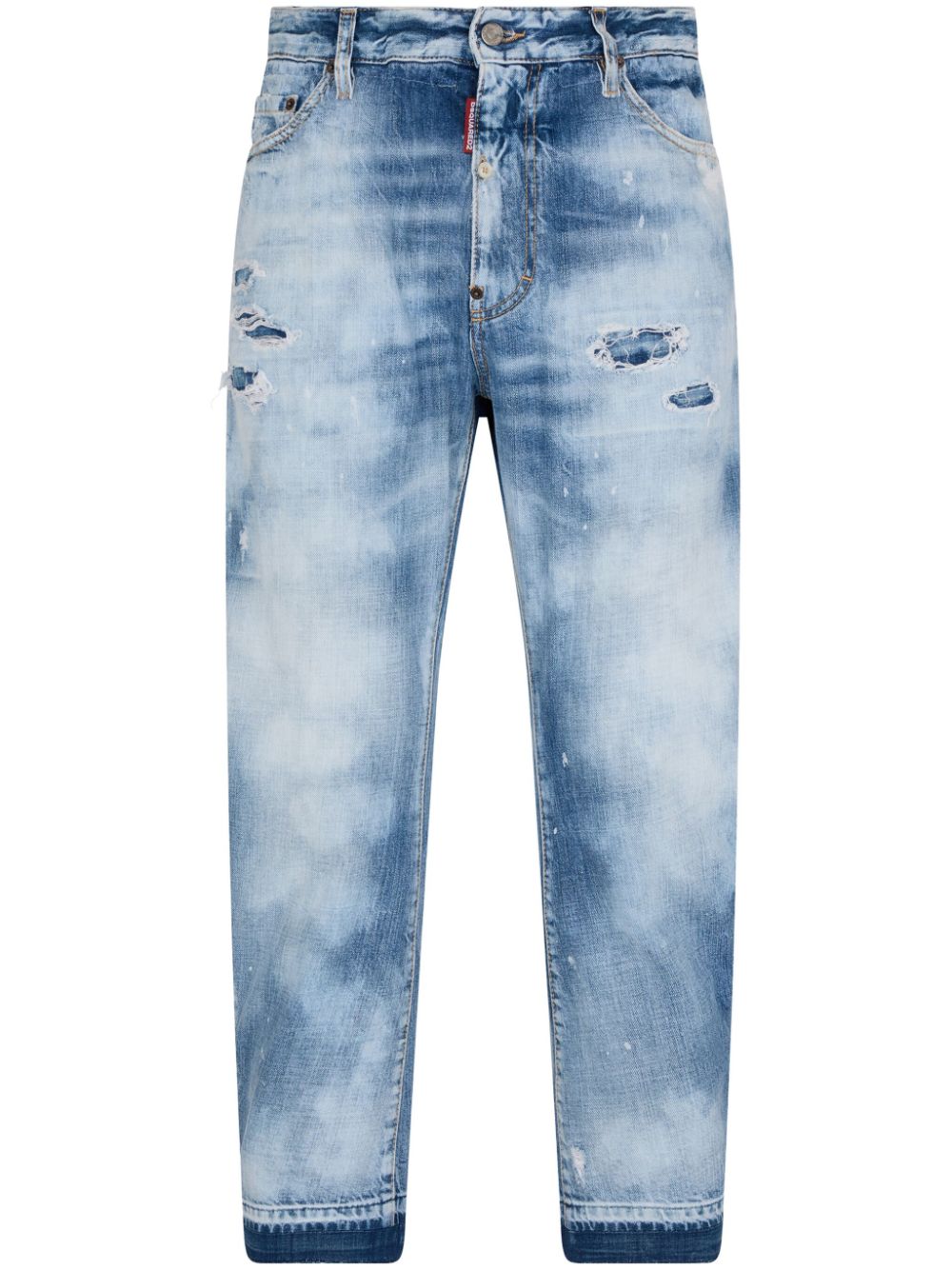 Dsquared2 bleached slim-leg jeans - Blue von Dsquared2