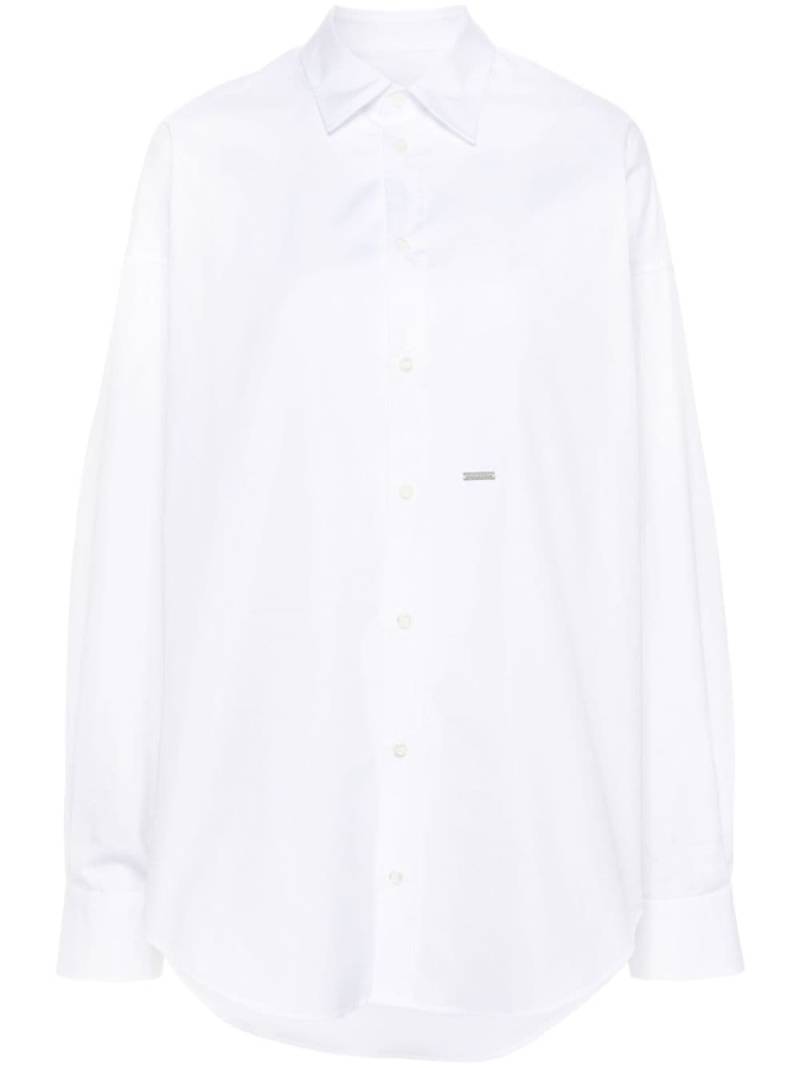 Dsquared2 button-up cotton shirt - Black von Dsquared2