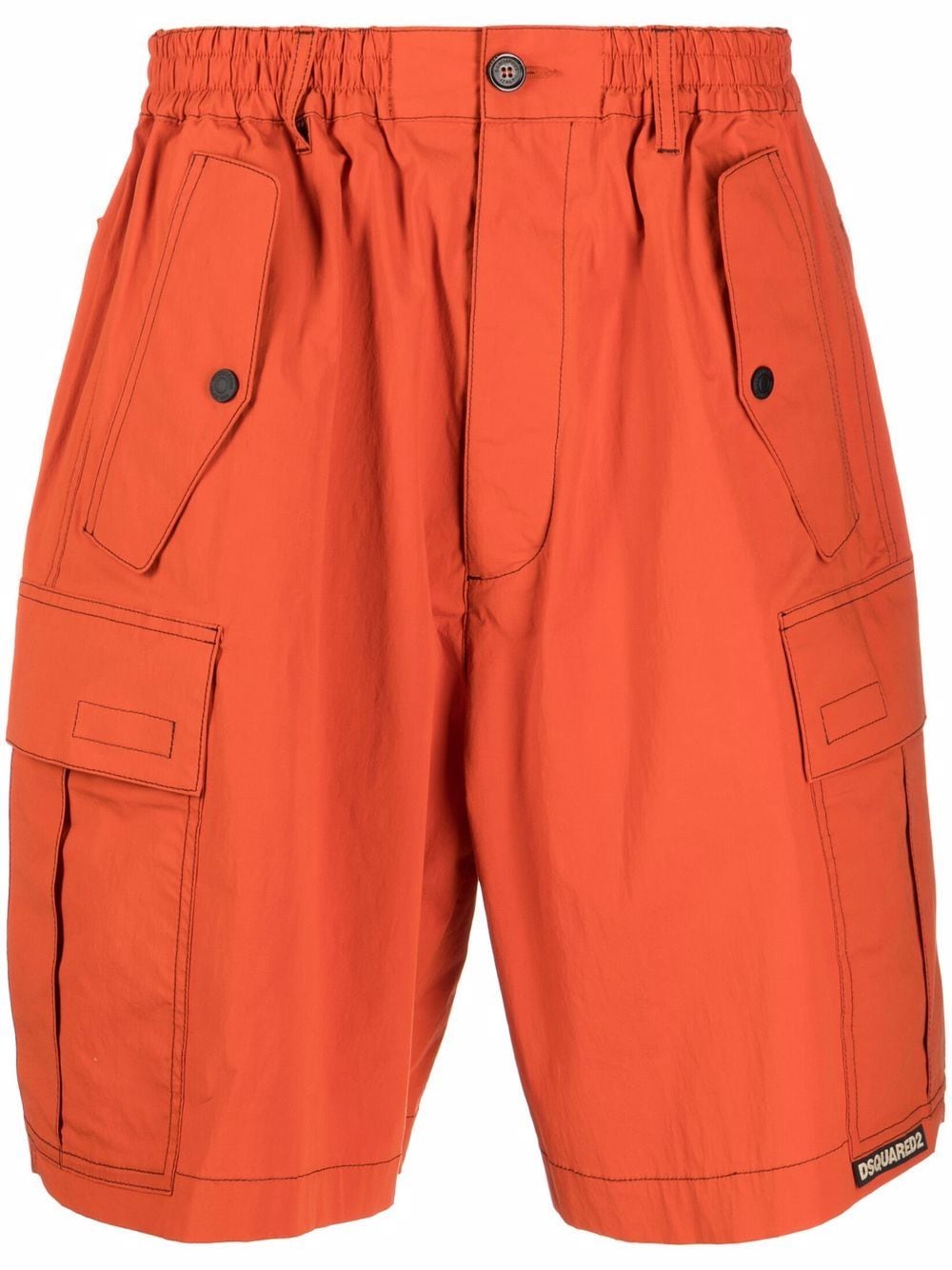 Dsquared2 contrast-stitching cargo trousers - Orange von Dsquared2