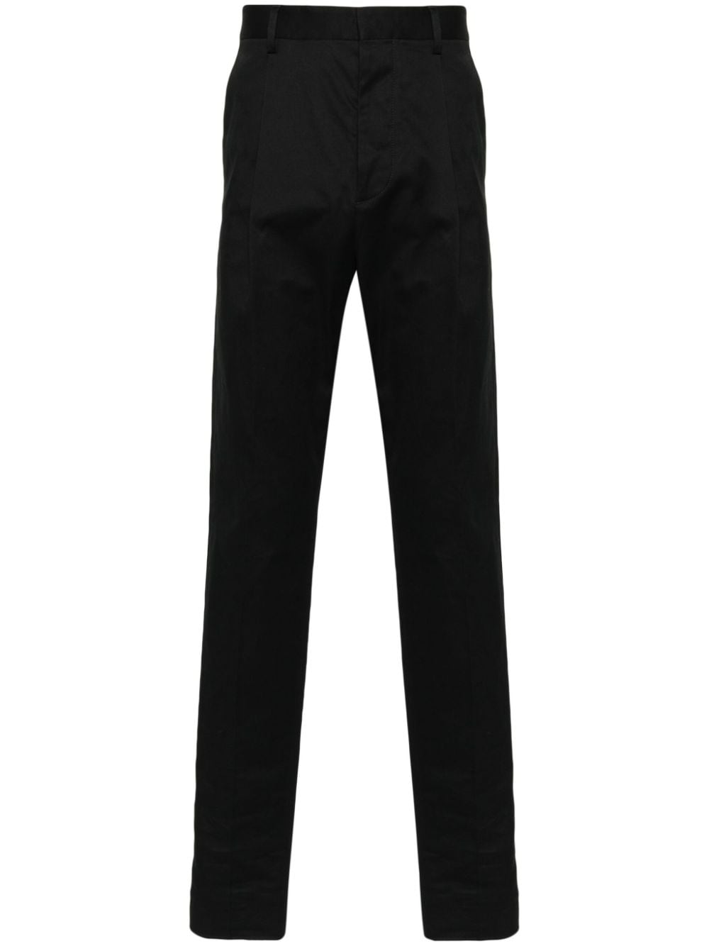 Dsquared2 cotton tailored straight-leg trousers - Black von Dsquared2