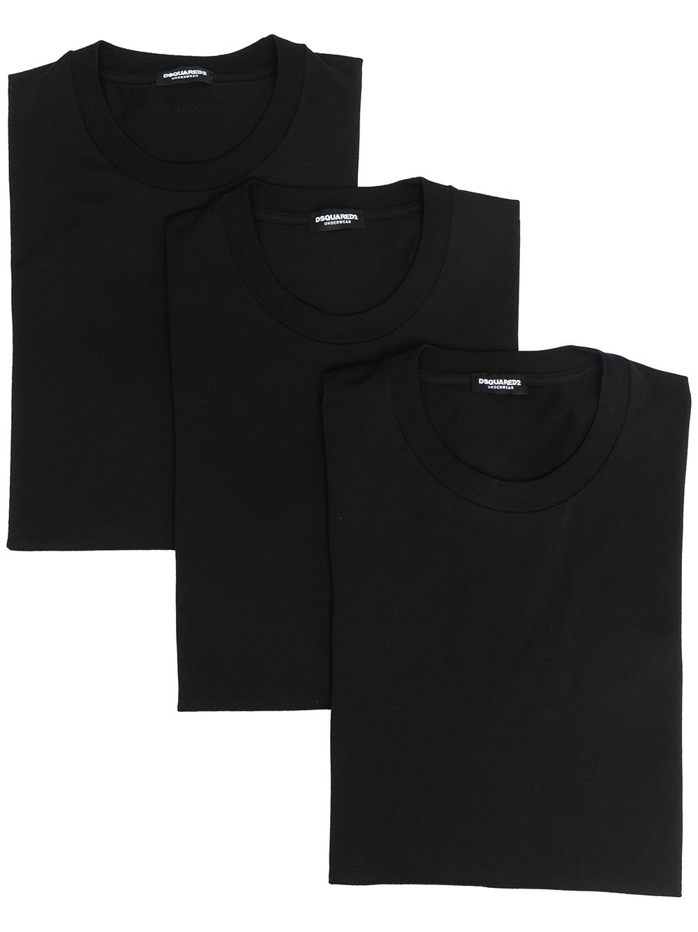 Dsquared2 crew neck T-shirt (set of three) - Black von Dsquared2