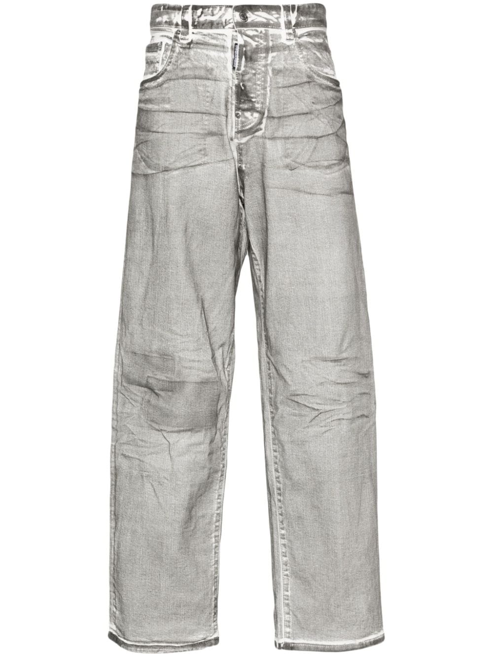 Dsquared2 crinkled wide-leg jeans - Grey von Dsquared2