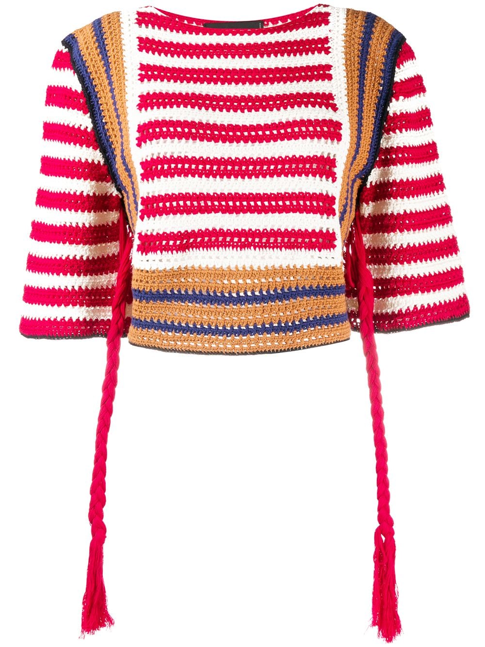 Dsquared2 crochet knit striped jumper von Dsquared2