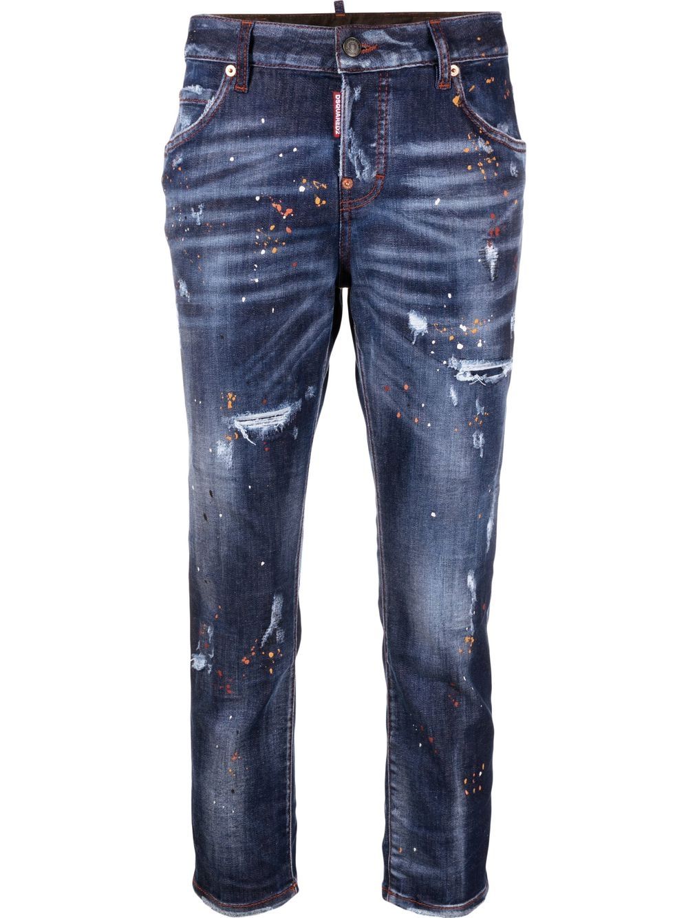 Dsquared2 cropped denim jeans - Blue von Dsquared2