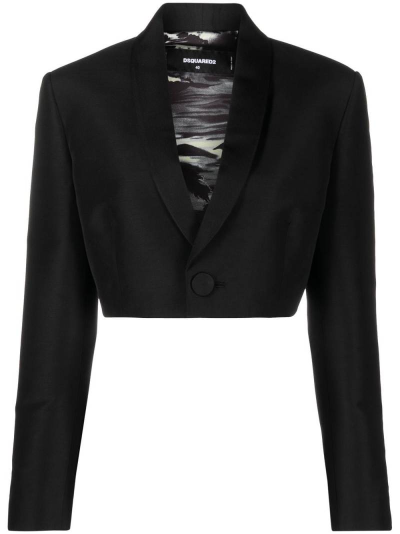 Dsquared2 cropped tailored jacket - Black von Dsquared2