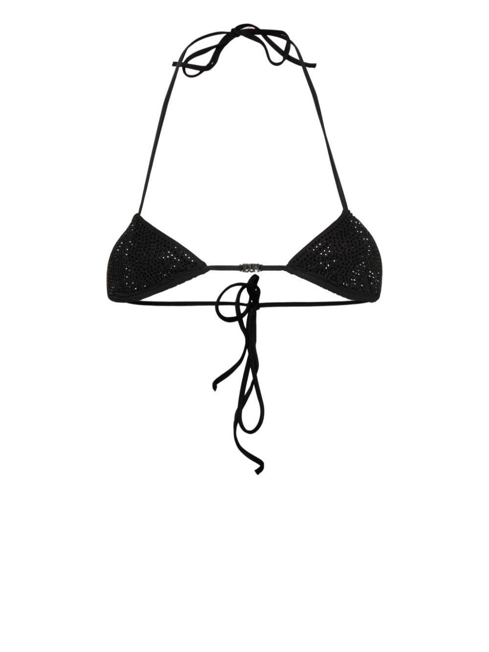 Dsquared2 crystal-embellished bikini top - Black von Dsquared2
