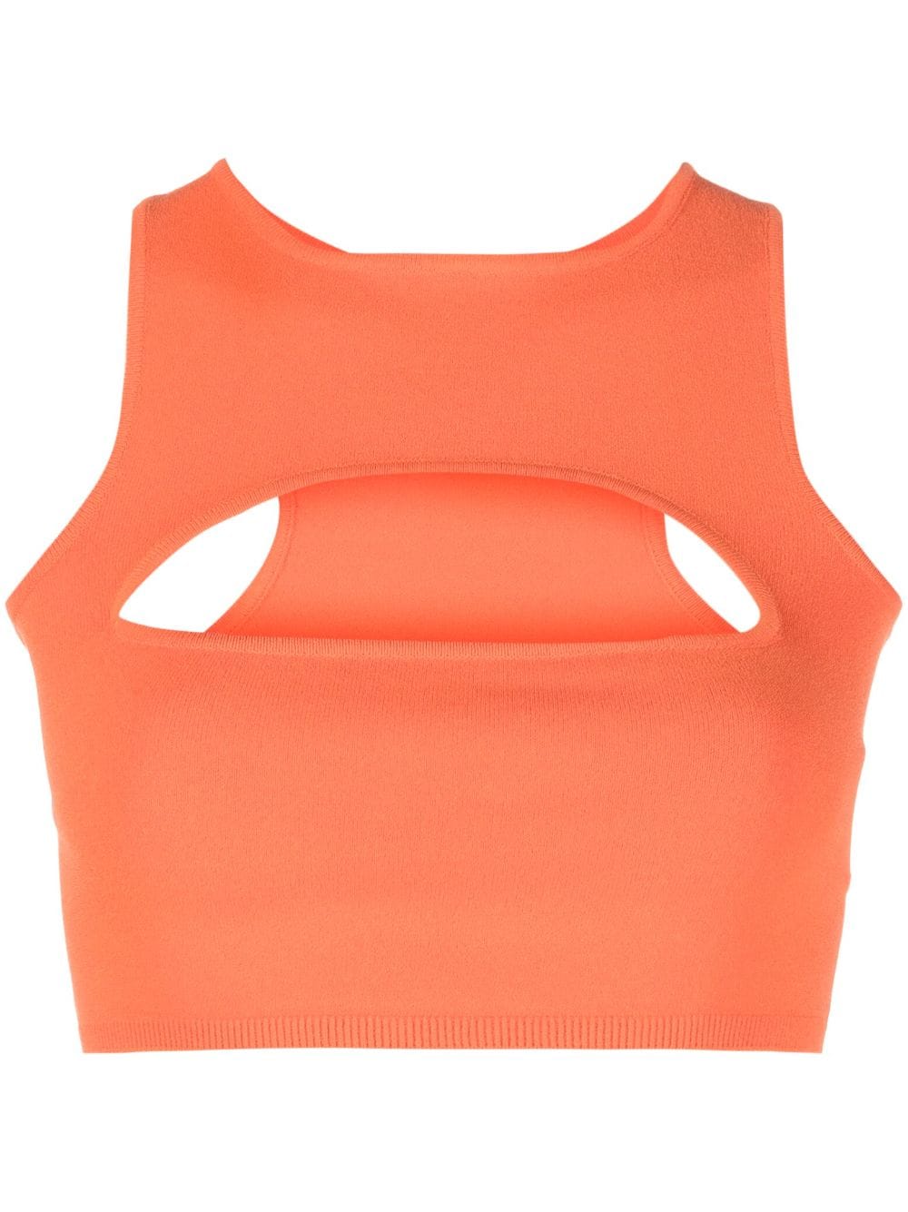 Dsquared2 cut-out knitted cropped top - Orange von Dsquared2