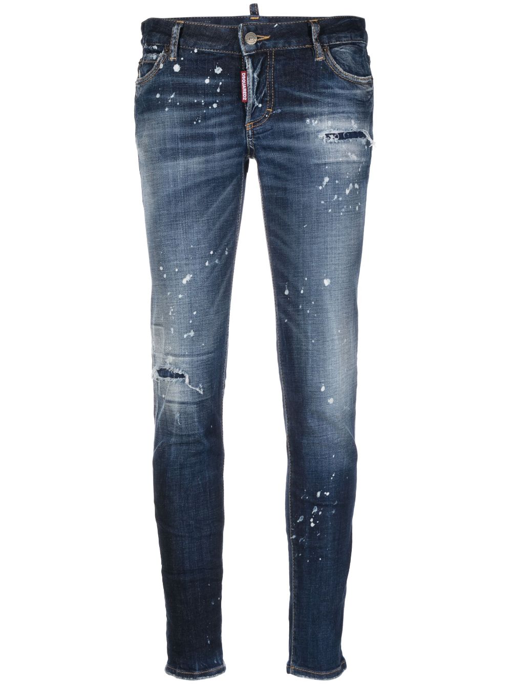 Dsquared2 distressed-effect skinny jeans - Blue von Dsquared2