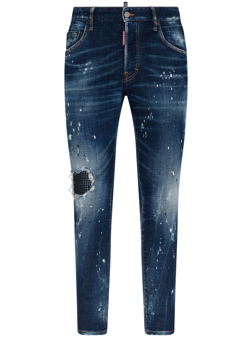 Dsquared2 distressed skinny-cut jeans - Blue von Dsquared2