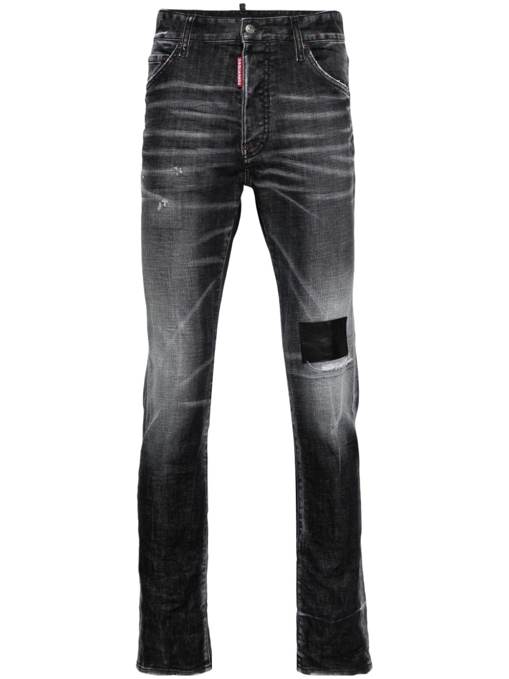 Dsquared2 distressed skinny jeans - Black von Dsquared2