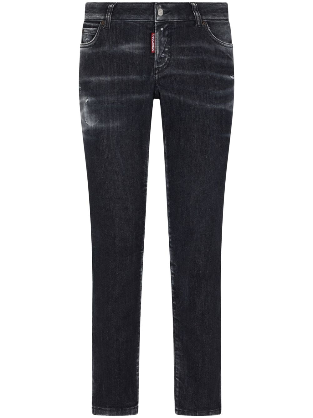 Dsquared2 distressed slim-cut jeans - Black von Dsquared2