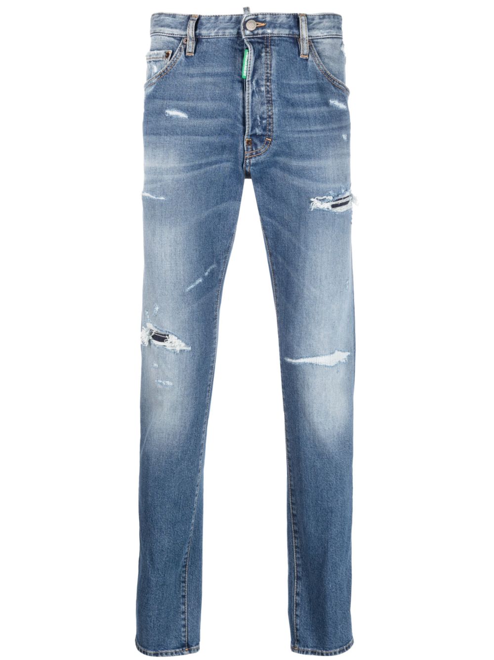 Dsquared2 distressed slim-cut jeans - Blue von Dsquared2