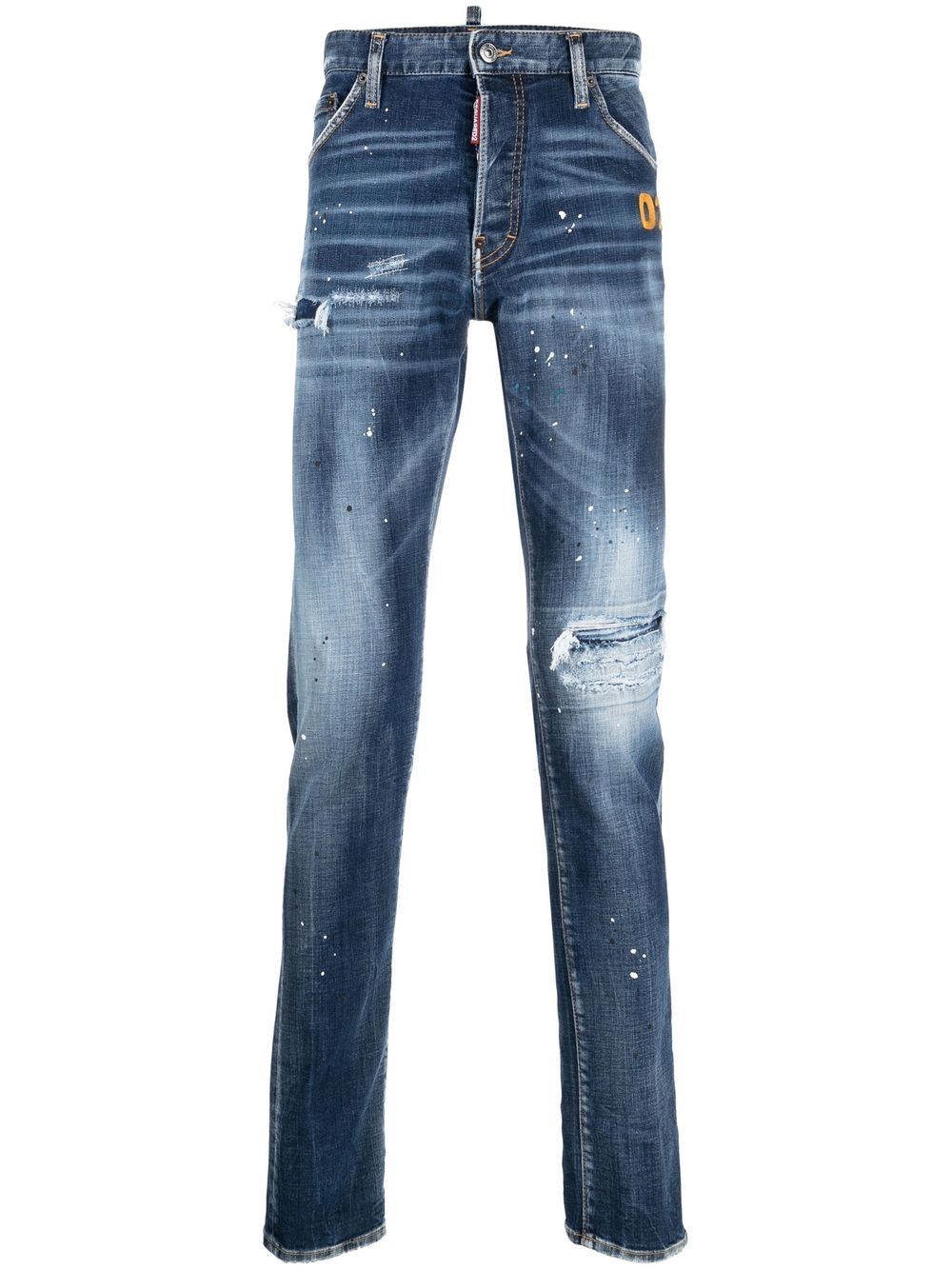 Dsquared2 distressed slim-fit jeans - Blue von Dsquared2