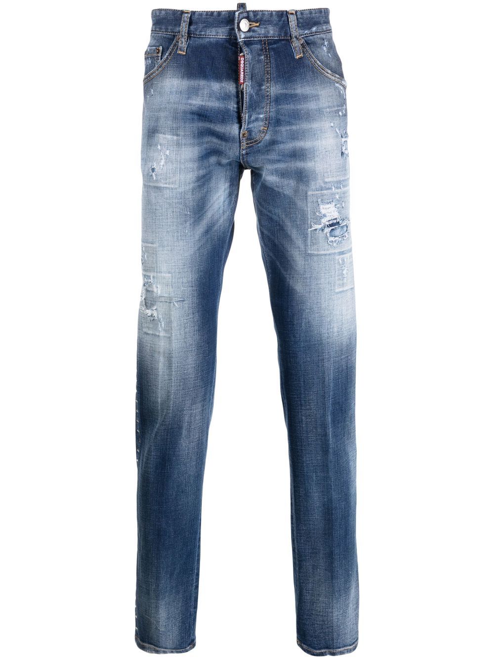 Dsquared2 distressed slim-fit jeans - Blue von Dsquared2