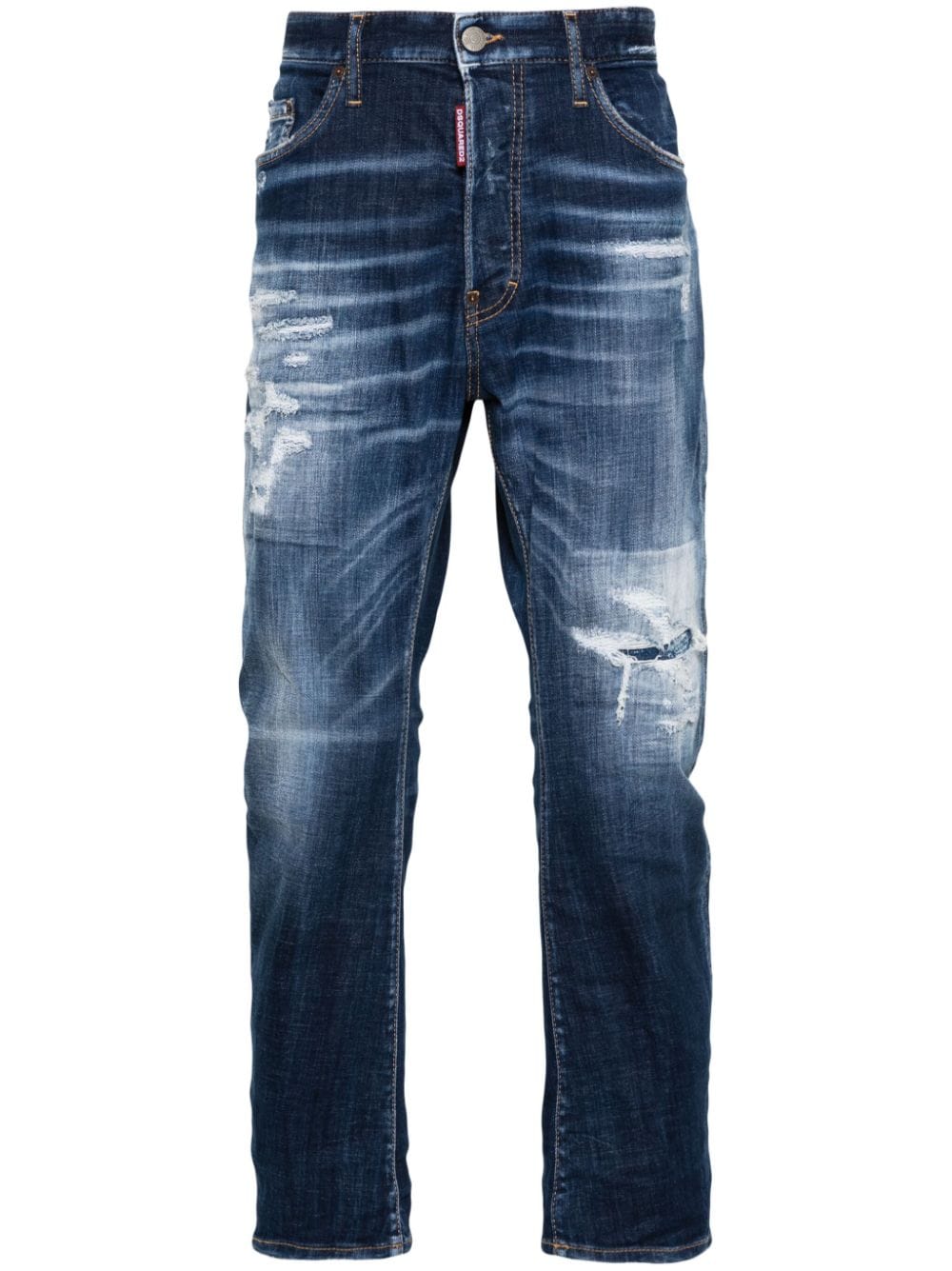 Dsquared2 distressed washed-denim jeans - Blue von Dsquared2