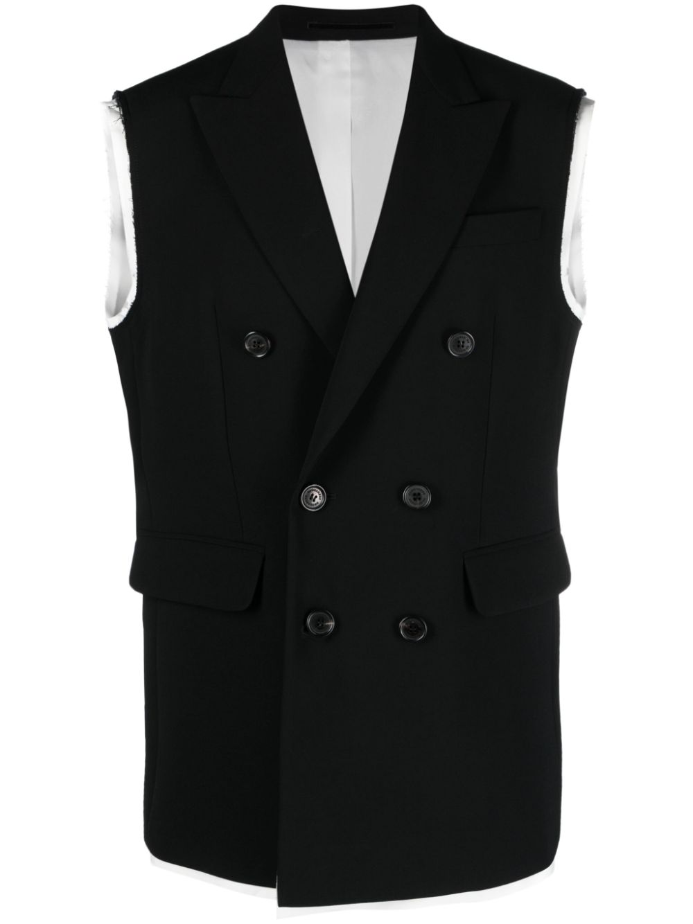 Dsquared2 double-breasted waistcoat - Black von Dsquared2