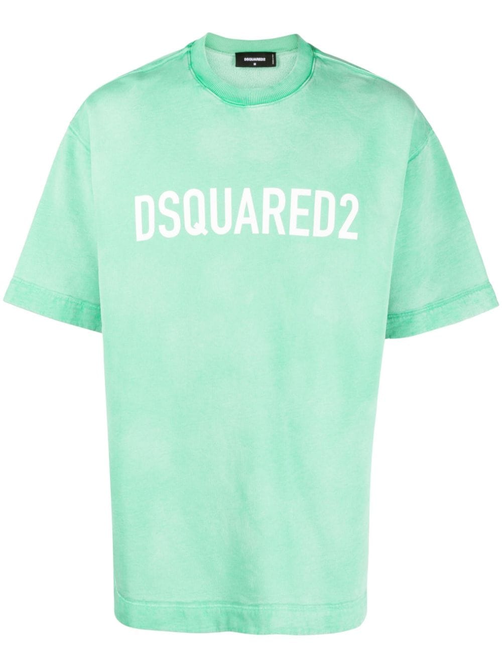 Dsquared2 drop-shoulder cotton T-shirt - Green von Dsquared2