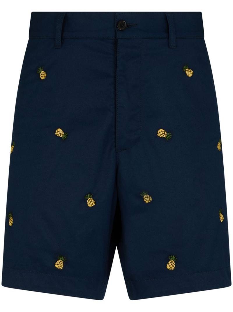 Dsquared2 embroidered chino shorts - Blue von Dsquared2