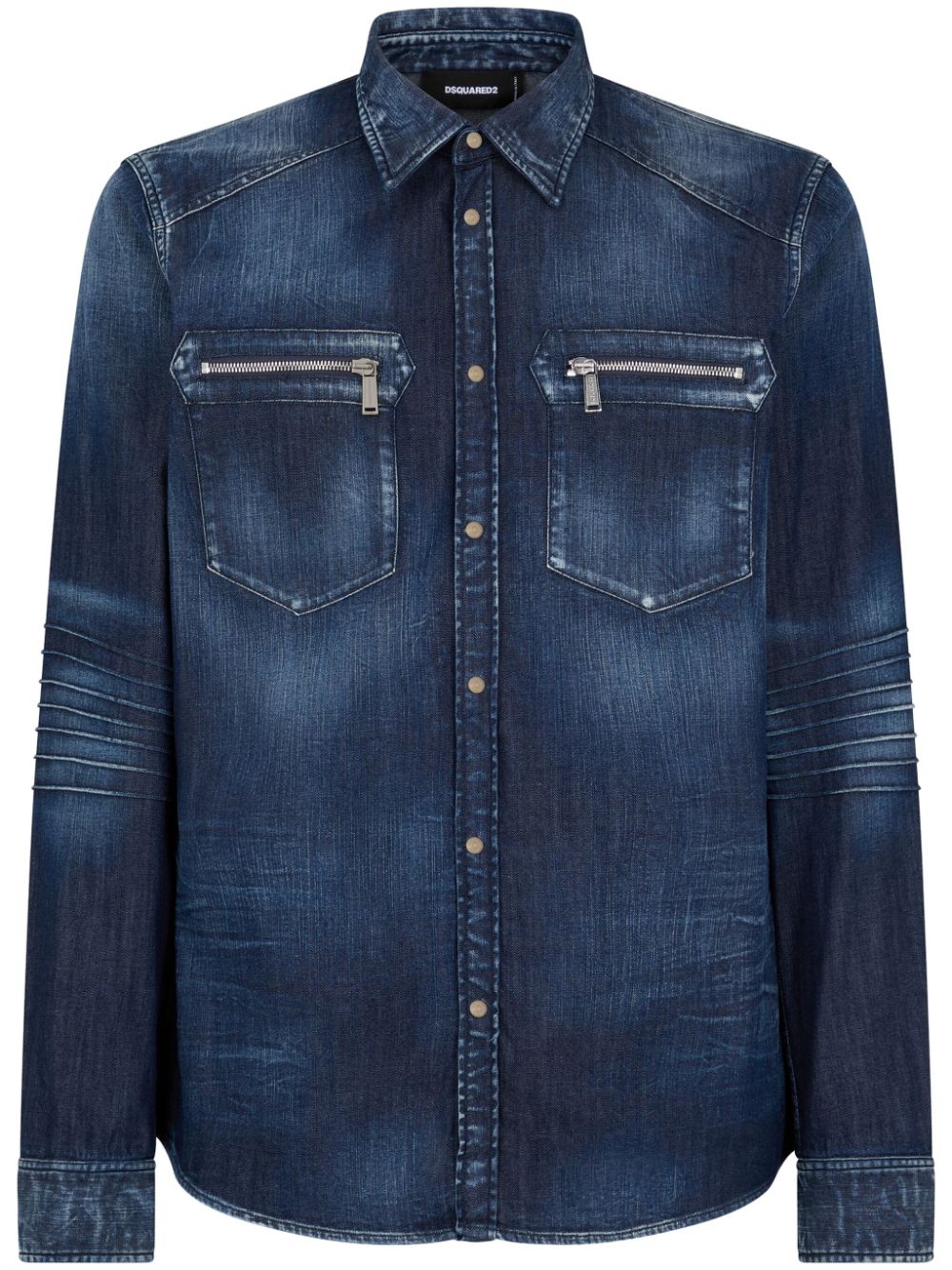 Dsquared2 faded denim shirt - Blue von Dsquared2