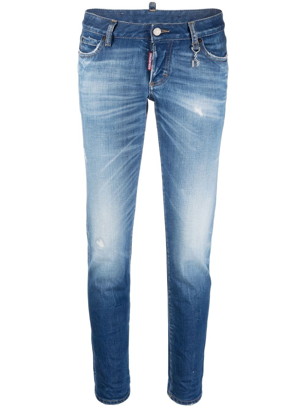 Dsquared2 faded slim-cut jeans - Blue von Dsquared2
