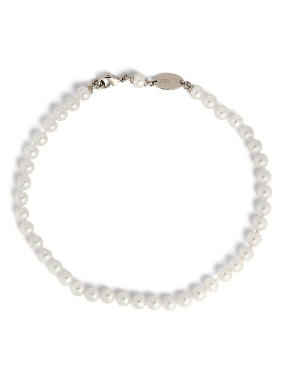 Dsquared2 faux-pearl choker necklace - White von Dsquared2