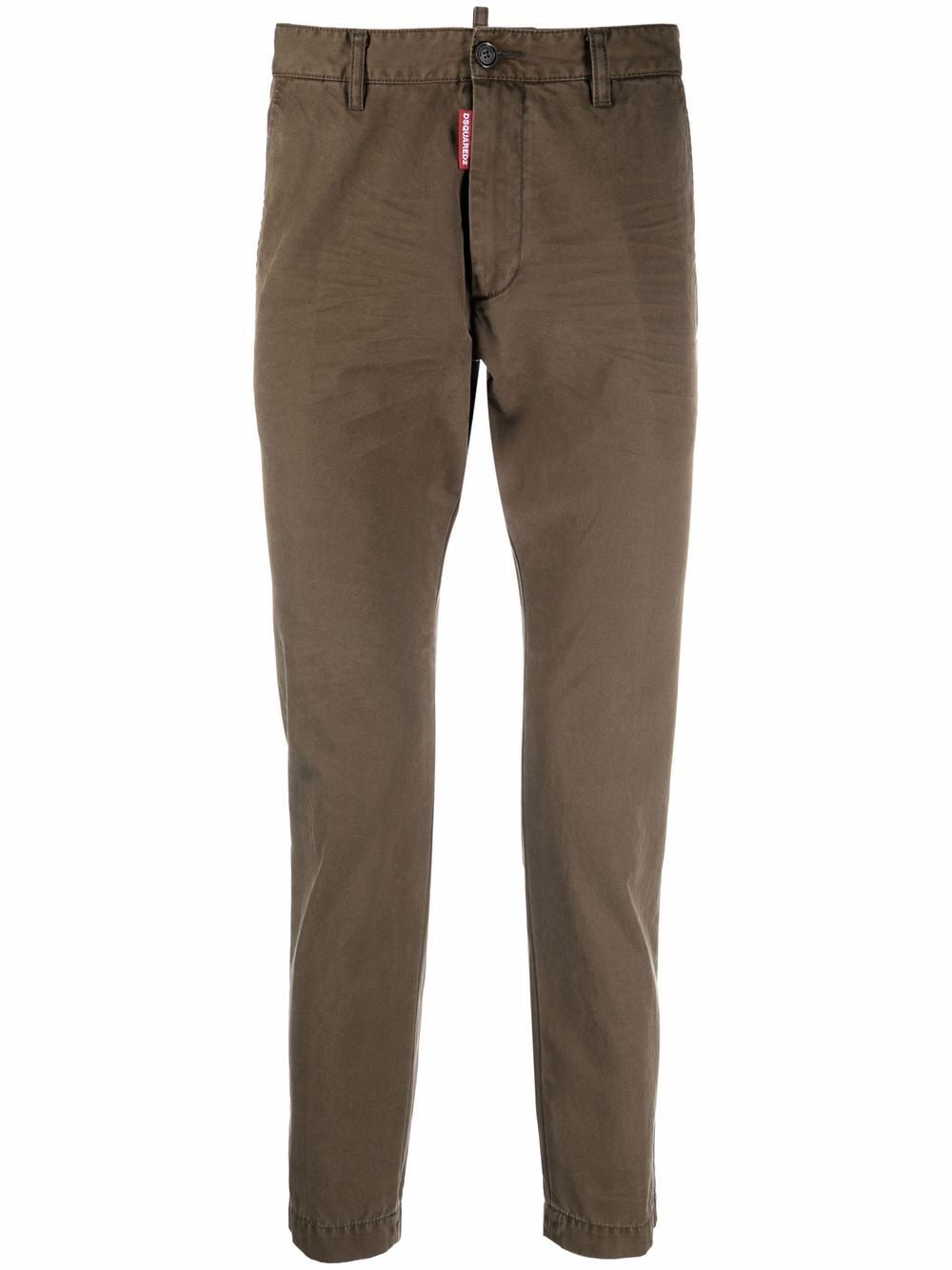 Dsquared2 four-pocket cotton chinos - Green von Dsquared2