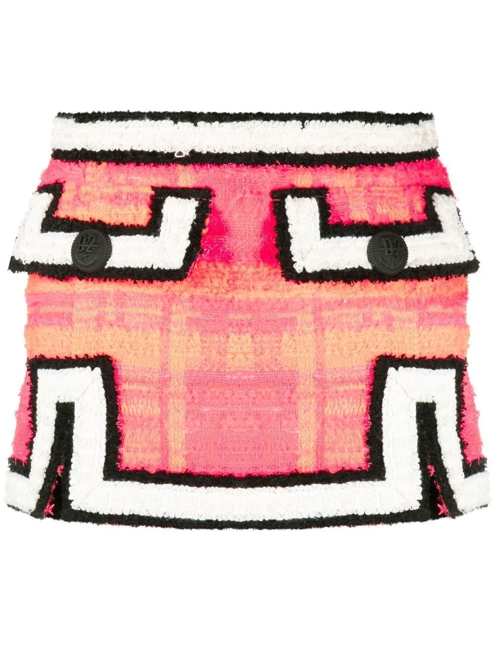 Dsquared2 geometric tweed mini skirt - Pink von Dsquared2