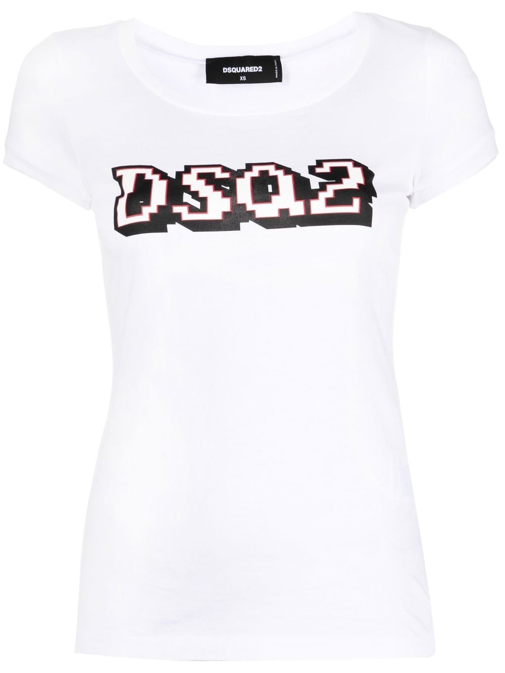 Dsquared2 graphic-print cotton T-shirt - White von Dsquared2