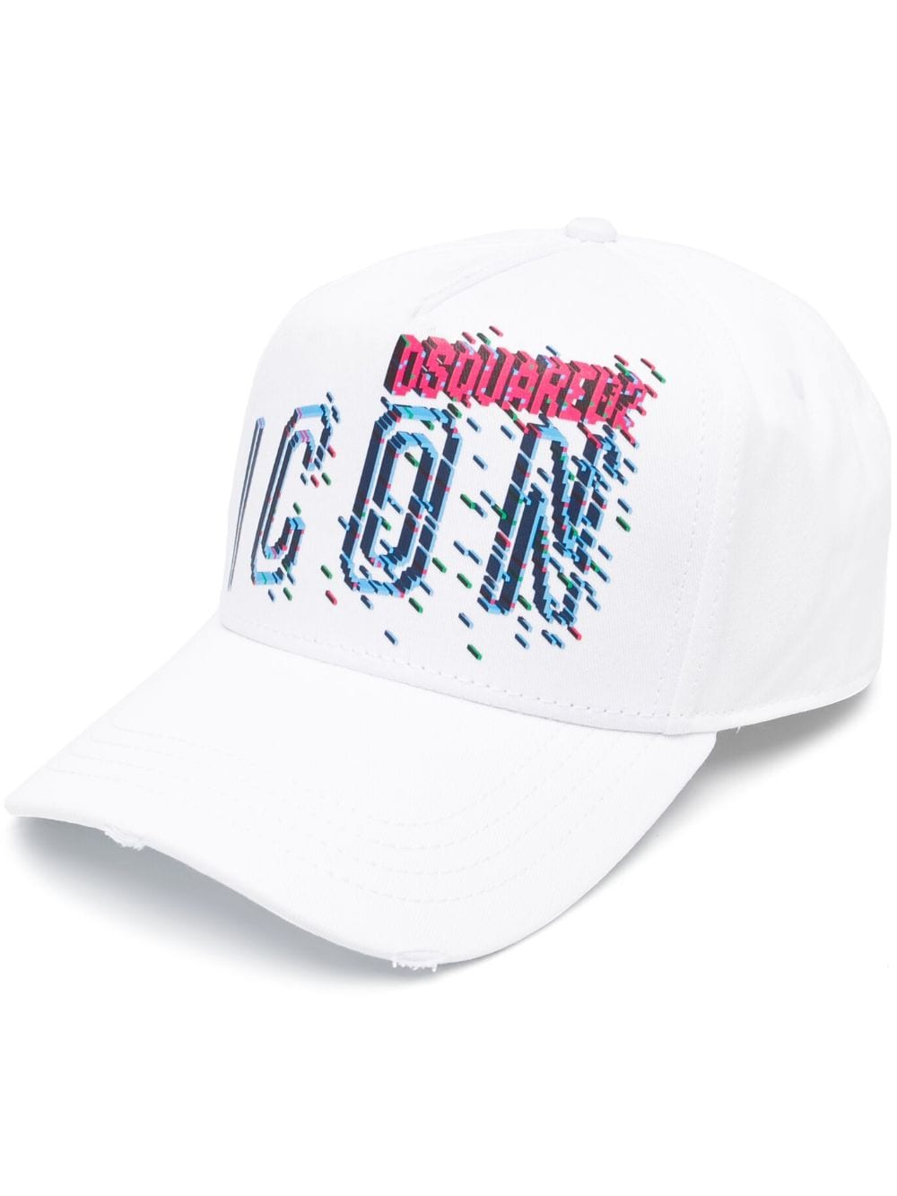 Dsquared2 graphic-print cotton baseball cap - White von Dsquared2
