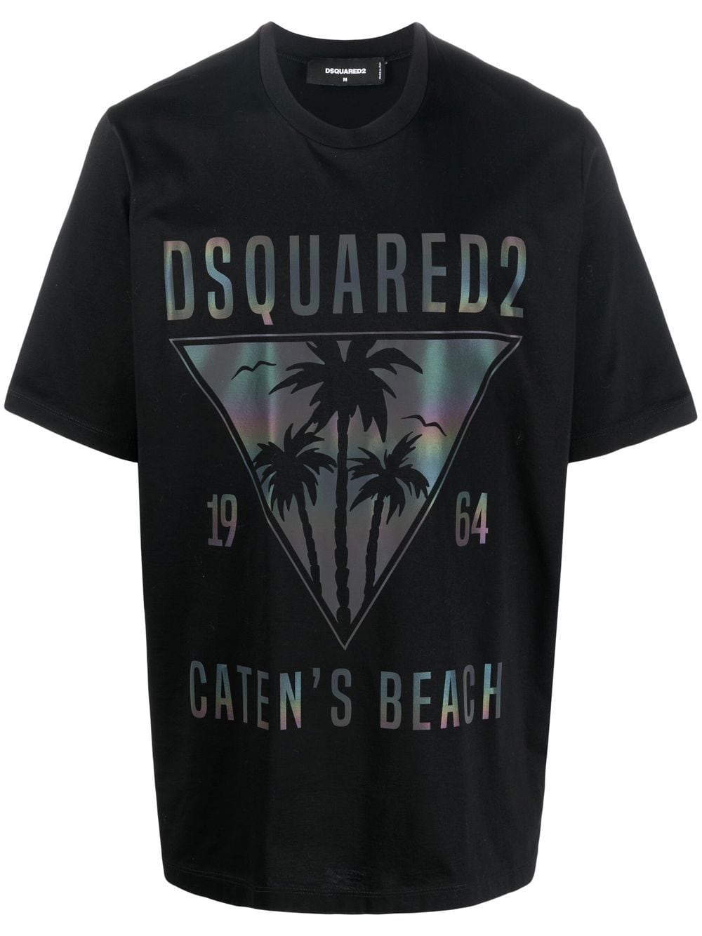 Dsquared2 graphic-print logo T-shirt - Black von Dsquared2