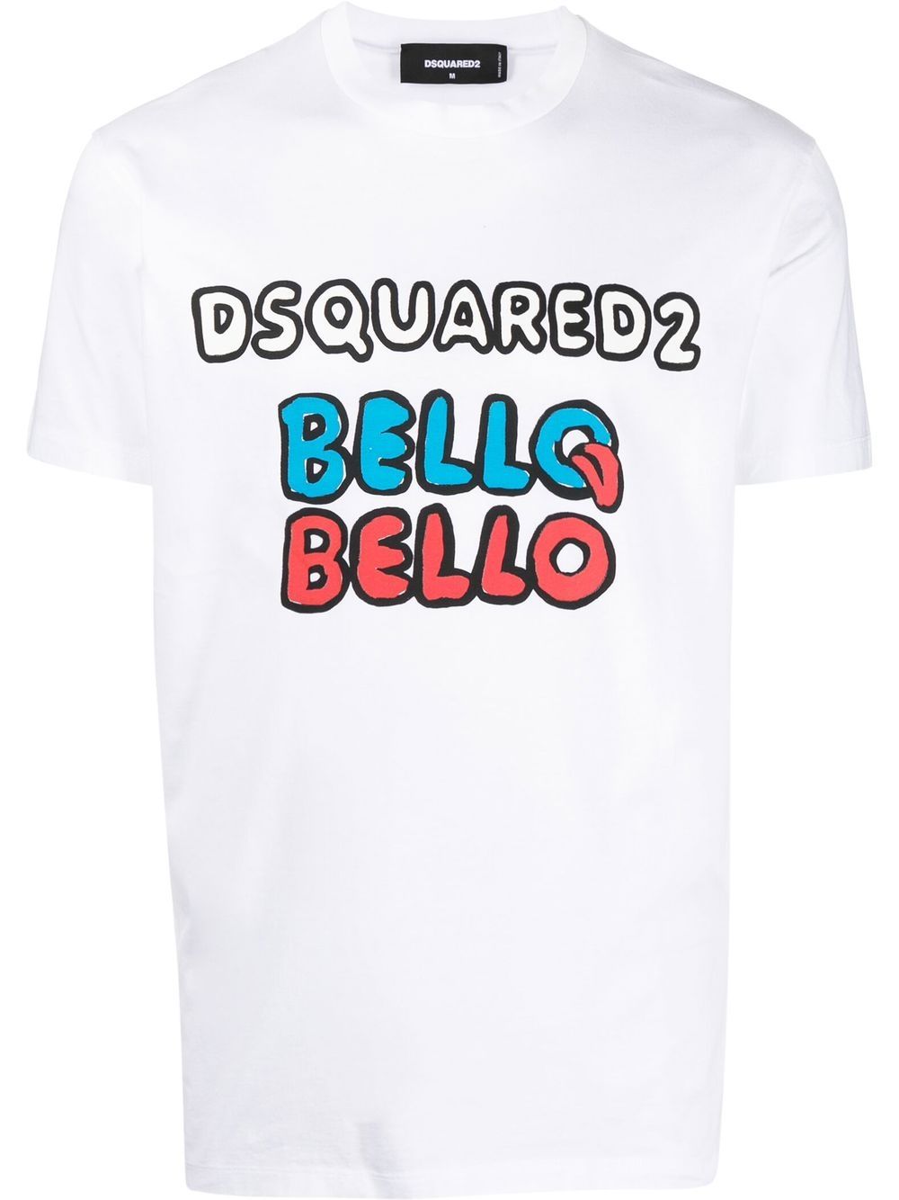 Dsquared2 graphic-print logo T-shirt - White von Dsquared2