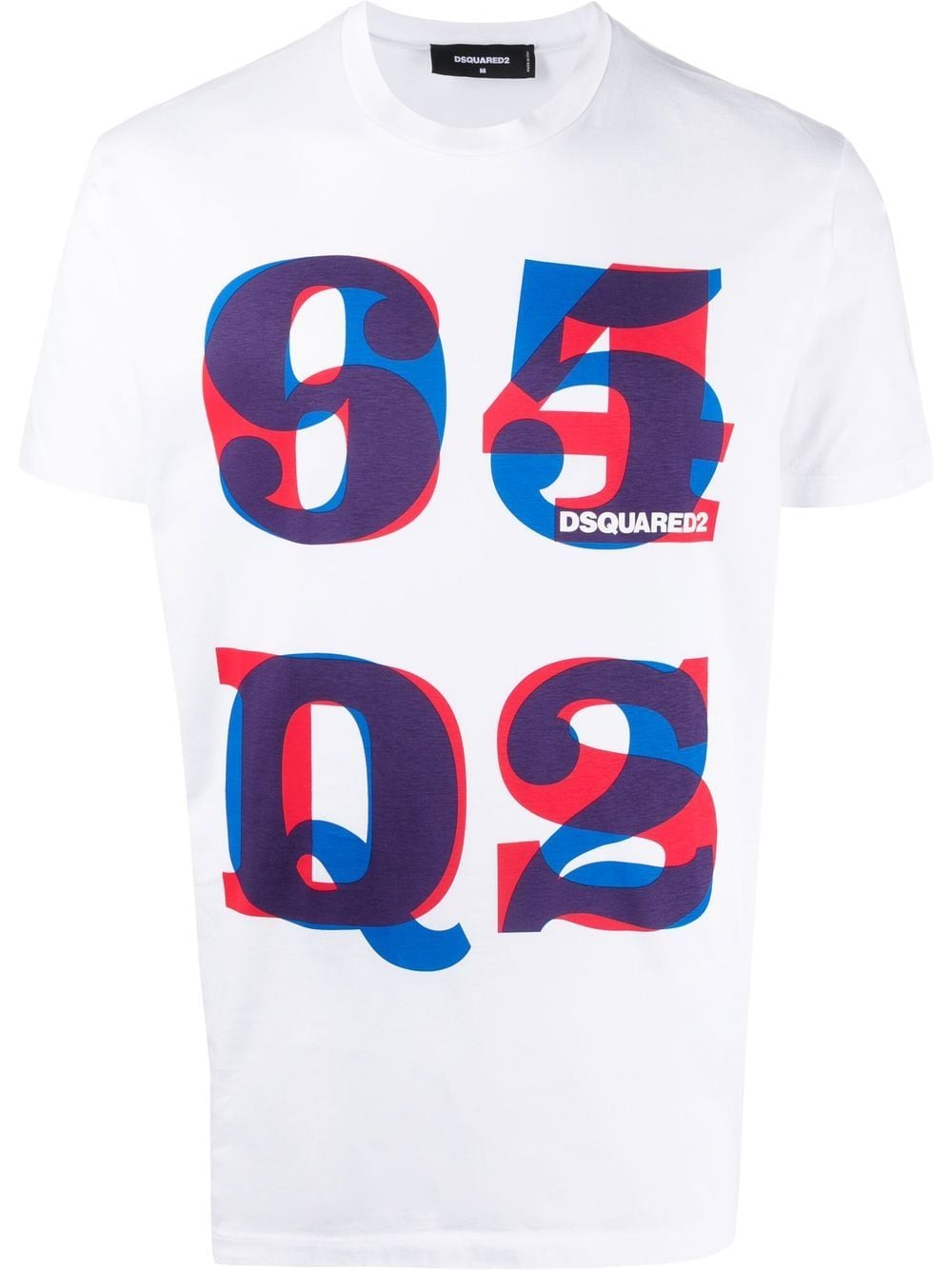 Dsquared2 graphic-print logo T-shirt - White von Dsquared2