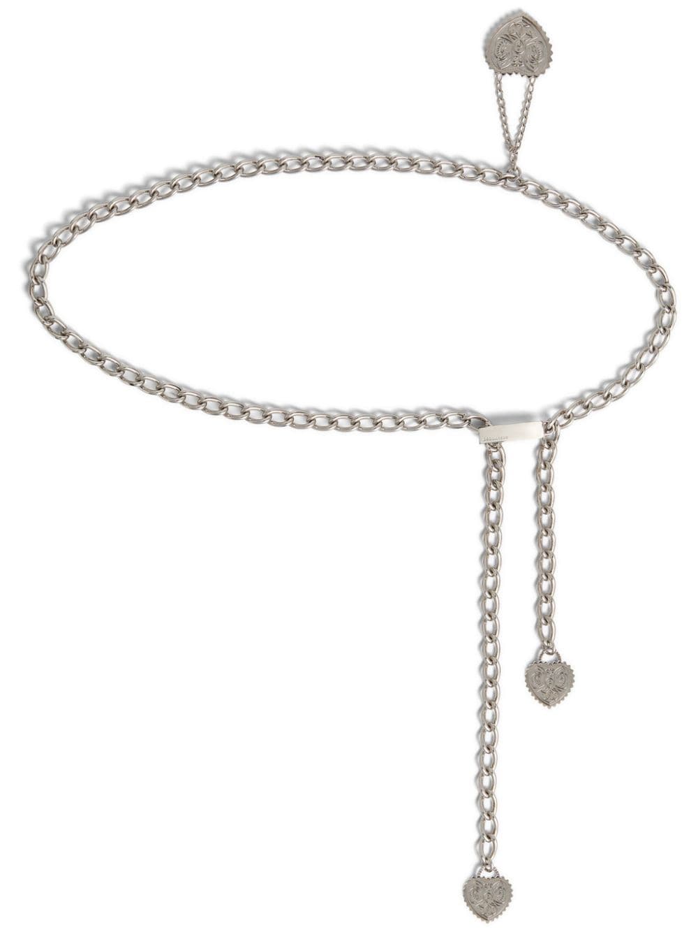 Dsquared2 heart-pendant chain-link belt - Silver von Dsquared2
