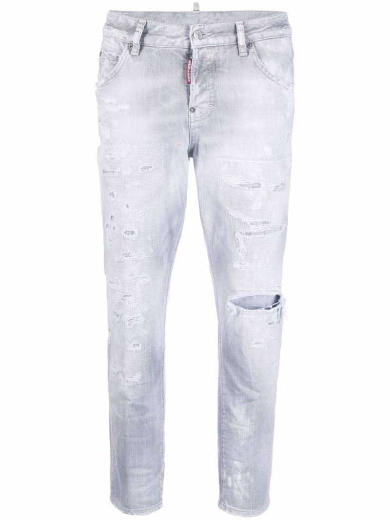 Dsquared2 high rise cropped jeans - Grey von Dsquared2
