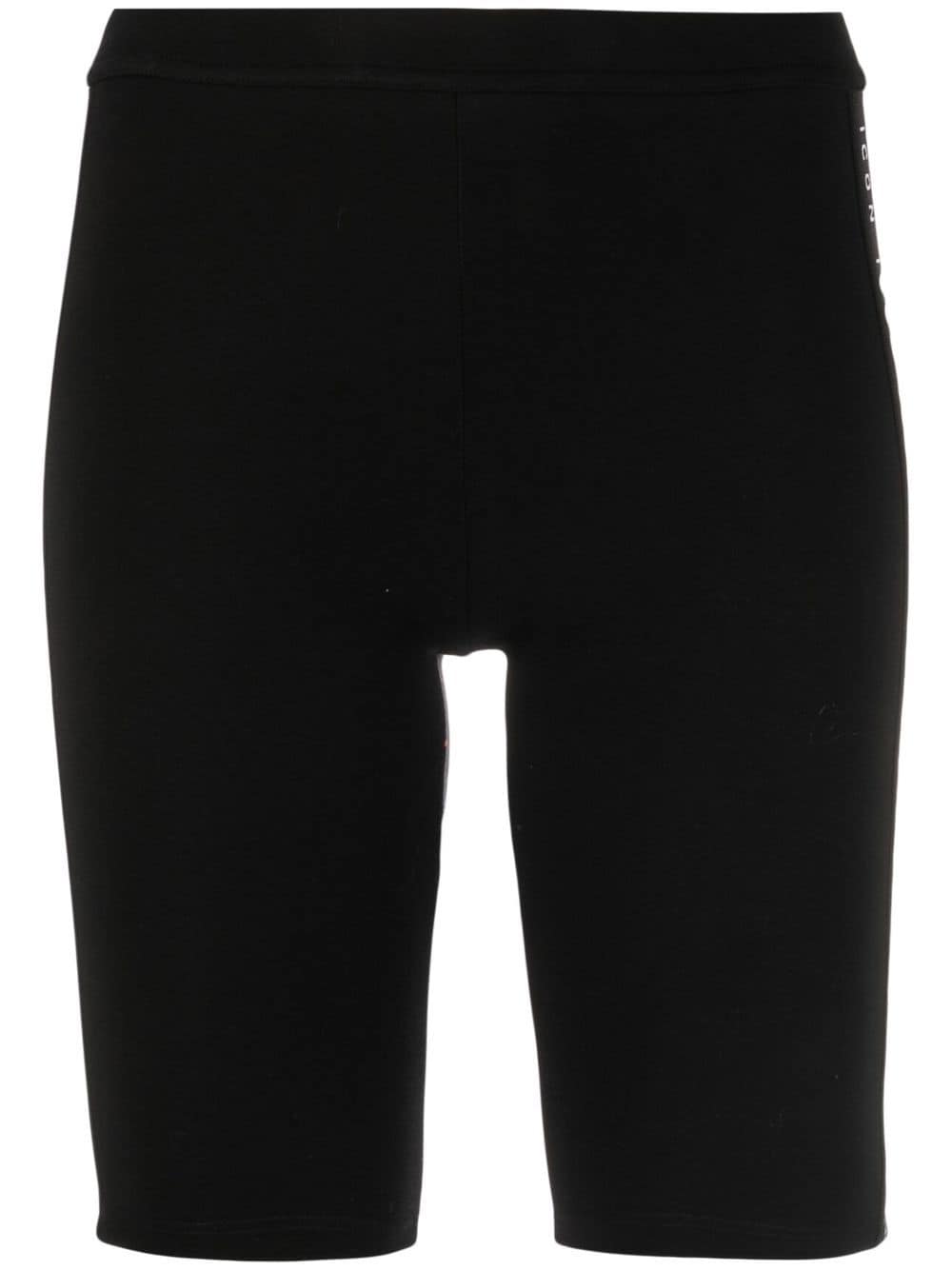 Dsquared2 high-waist logo-tape shorts - Black von Dsquared2
