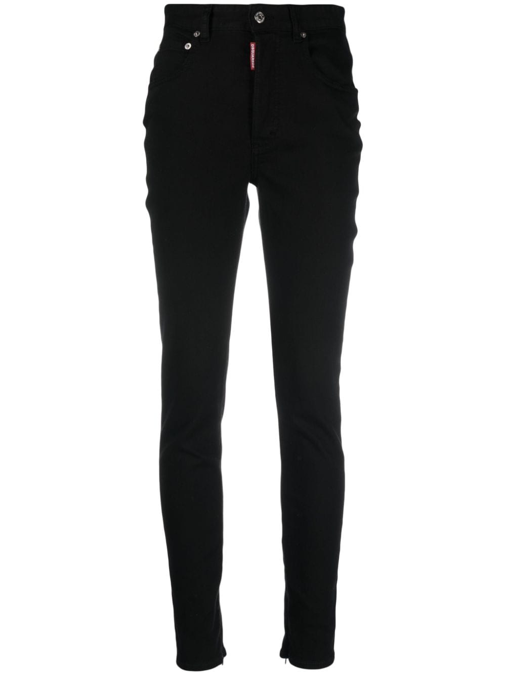 Dsquared2 high-waist slim-cut jeans - Black von Dsquared2