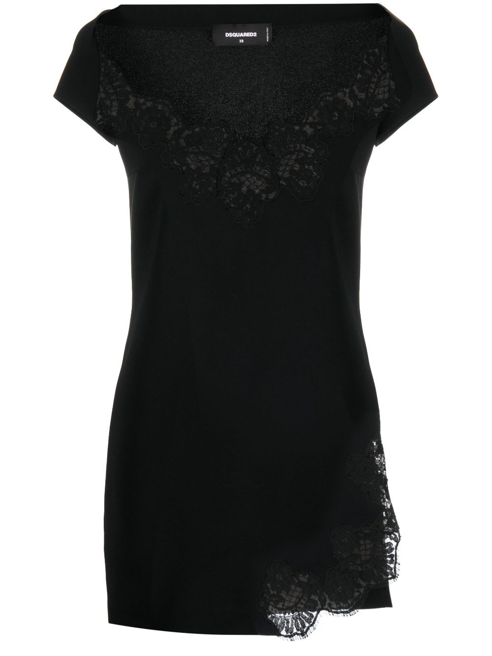 Dsquared2 lace-detail minidress - Black von Dsquared2