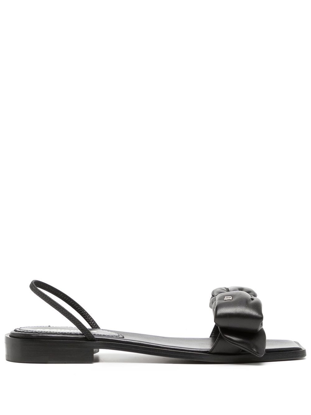 Dsquared2 leather bow sandals - Black von Dsquared2