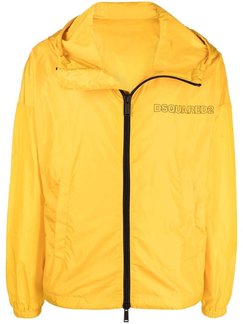 Dsquared2 lightweight zip-front jacket - Yellow von Dsquared2