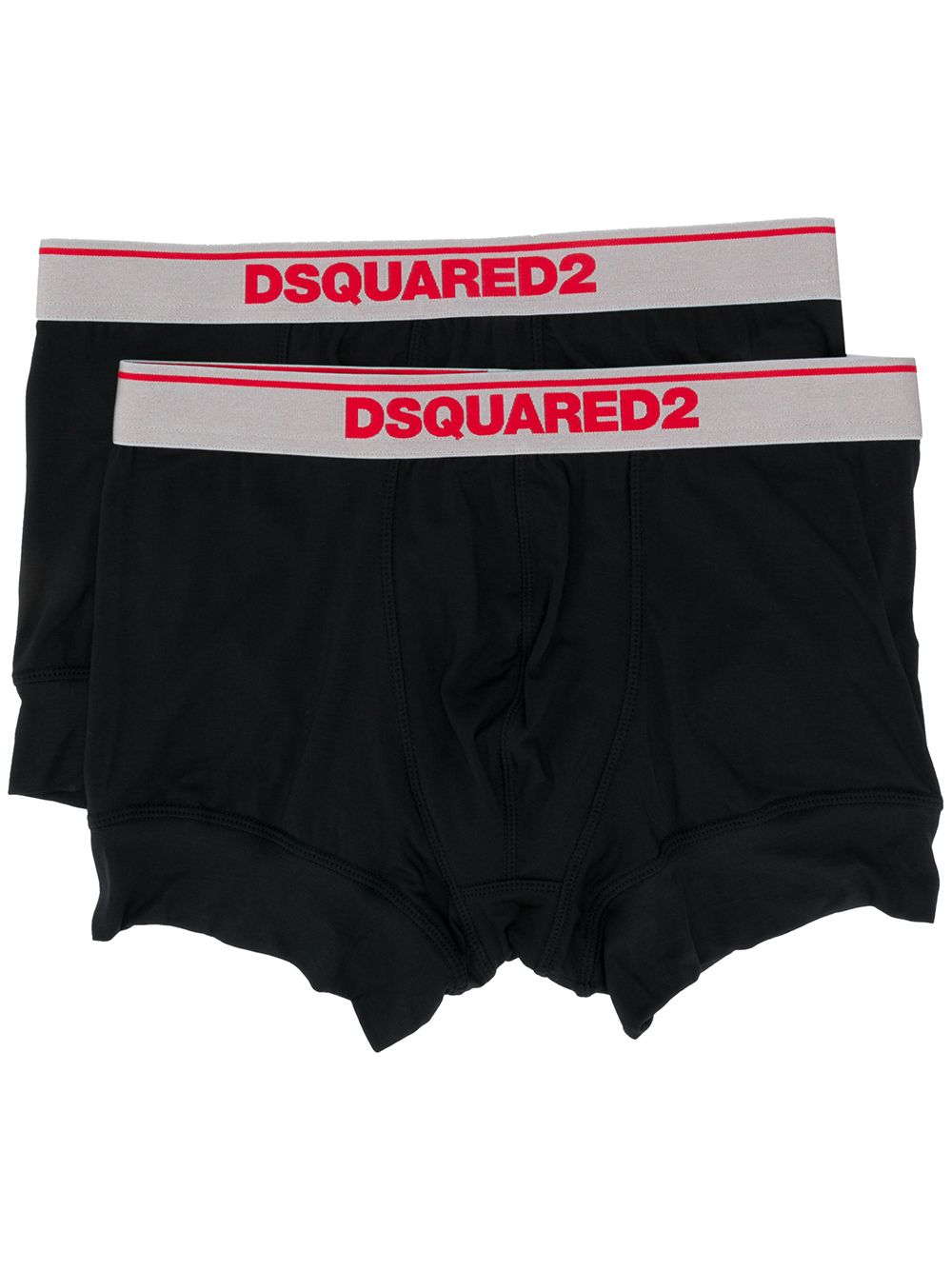 Dsquared2 logo boxers two-pack - Black von Dsquared2