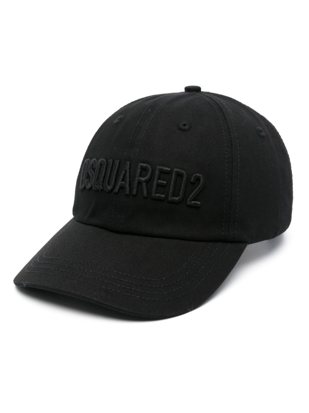 Dsquared2 logo-embroidered baseball cap - Black von Dsquared2