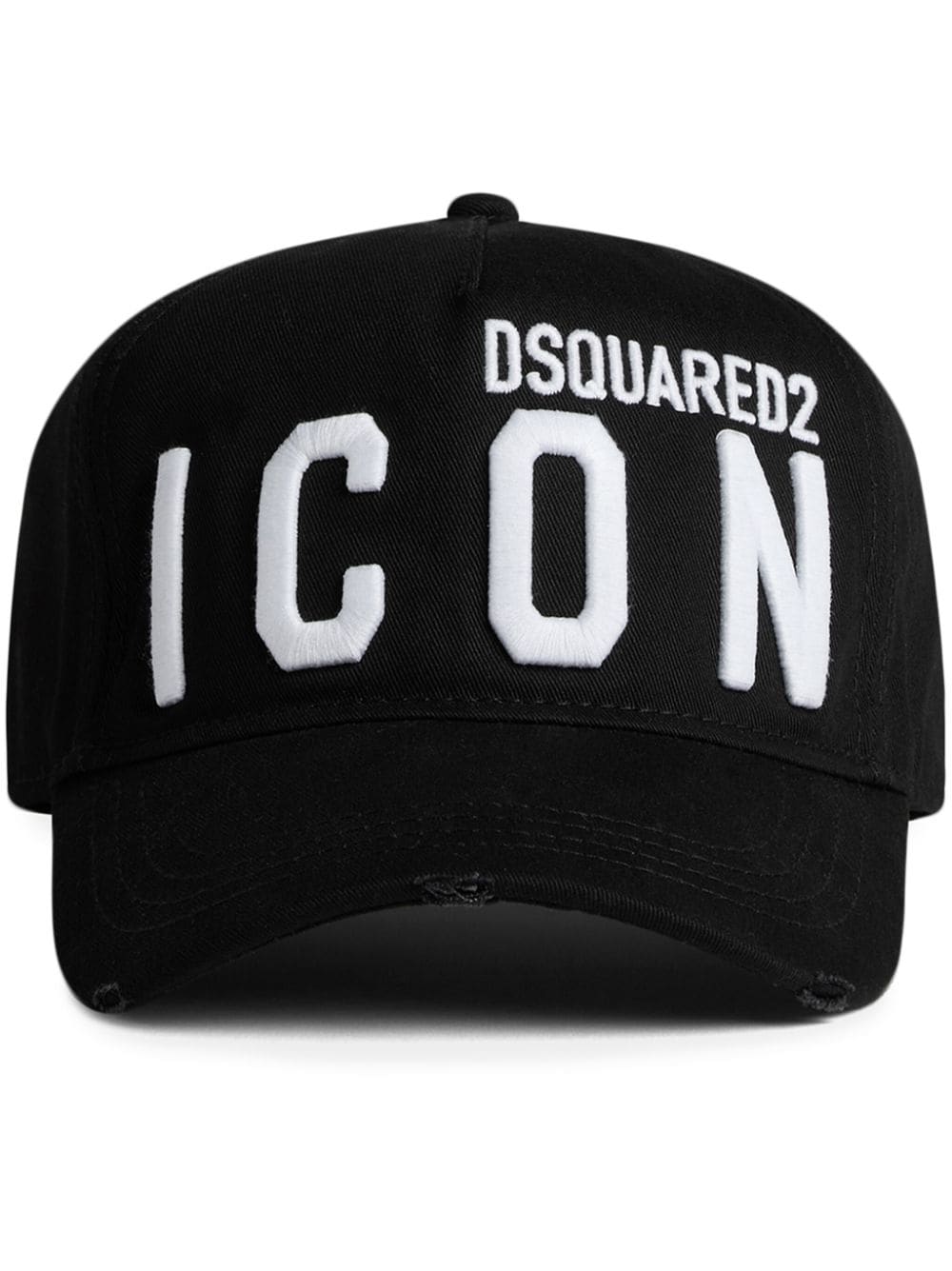 Dsquared2 logo-embroidered baseball hat - Black von Dsquared2